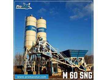 PROMAXSTAR Mobile Concrete Batching Plant PROMAX M60-SNG(60m³/h) - مصنع الخرسانة