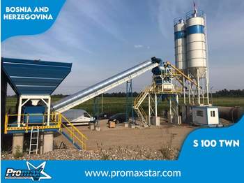 PROMAX Stationary Concrete Batching Plant S100-TWN (100m3/h) - مصنع الخرسانة