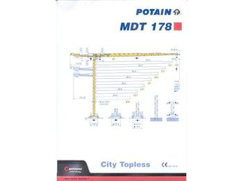 Potain MDT 178 - رافعة برجية