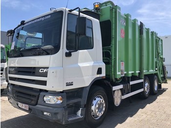 شاحنة النفايات DAF CF 75 250 + 6X2 + VDK PUSHER IIK CB DUAL GARBAGE SYSTEM + EURO 3: صورة 1