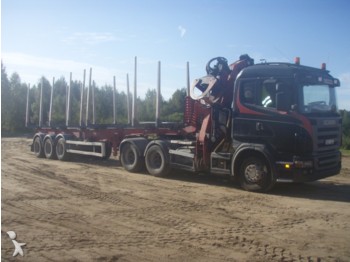 Scania R R 420 - مقطورة الغابات