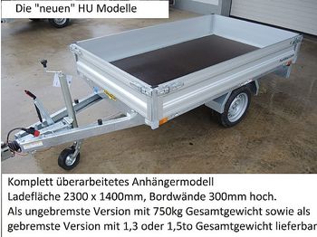 جديدة مقطورة سيارة Humbaur - HU132314 Hochlader gebremst 1,3to: صورة 1