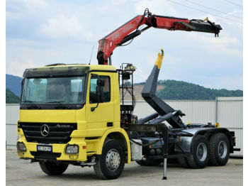 شاحنة ذات خطاف, شاحنة كرين Mercedes-Benz Actros 2641 Abrollkipper 4,80m+ Kran*6x4*: صورة 1