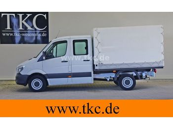جديدة شاحنة مفتوحة, الشاحنات الصغيرة كابينة مزدوجة Mercedes-Benz Sprinter 314 CDI Doka Pritsche Klima EU6 #70T009: صورة 1