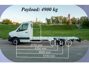 جديدة شاحنة النفايات Mercedes Sprinter Maxi 7440 kg, 4900 kg payload: صورة 1
