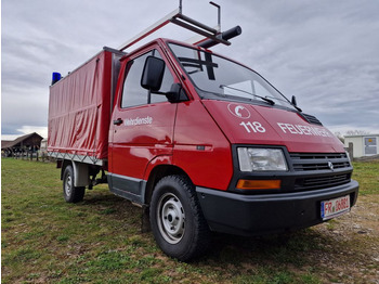 Renault nur 4200 km Feuerwehr Allrad  - شاحنة ستارة جانبية: صورة 1