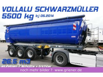 قلابة نصف مقطورة نصف مقطورة قلابة Schwarzmüller ALUMULDE / THERMO 26,5 m³ / VOLLALU 5500 kg !!!!: صورة 1