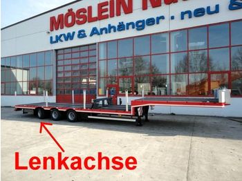 Möslein 3 Achs Satteltieflader für Fertigteile, Ba - عربة منخفضة مسطحة نصف مقطورة