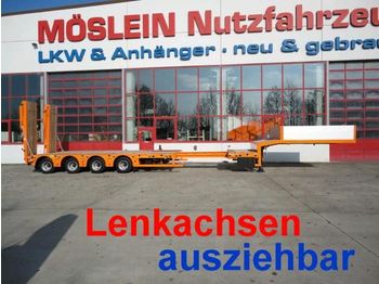 Möslein 4 Achs Satteltieflader, ausziehbar - عربة منخفضة مسطحة نصف مقطورة