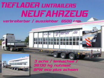  TIEFLADER LINTRAILERS lenka. /verbreiterbar/AZB - عربة منخفضة مسطحة نصف مقطورة