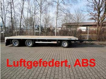 Goldhofer 3 Achs Plato- Tieflader- Anhänger - مقطورة مسطحة منخفضة