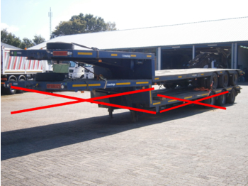 عربة منخفضة مسطحة نصف مقطورة Traylona 3-axle lowbed trailer 35000 KG: صورة 1