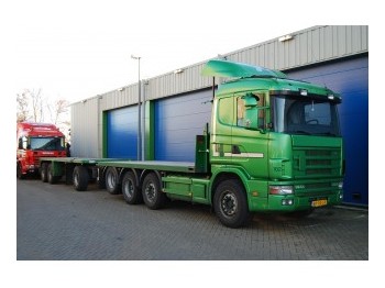 Scania 144/460 8x2 - شاحنات الحاويات / جسم علوي قابل للتغيير شاحنة